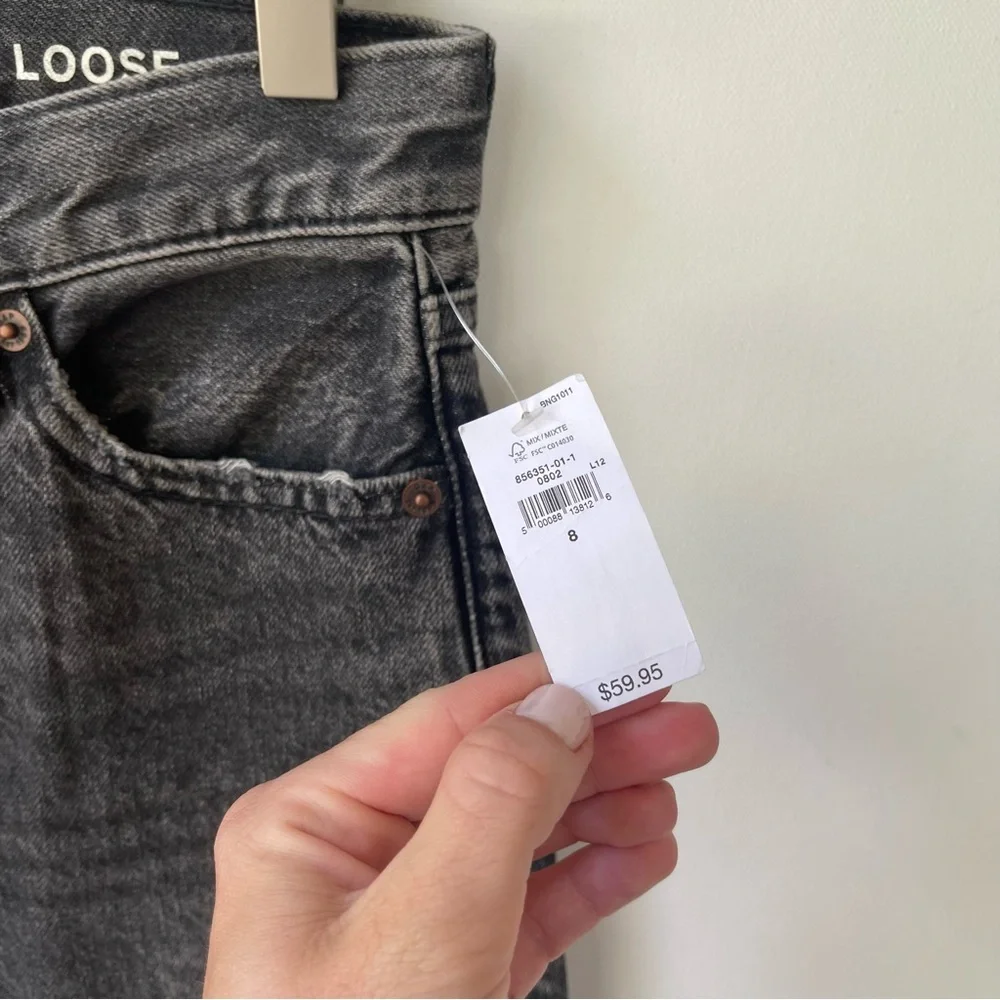 NWT Gap Kids Organic Cotton '90s Loose Jeans size 8